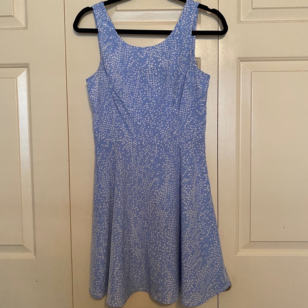 Periwinkle speckled dress